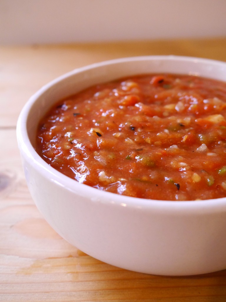 Simple Roasted Tomato Salsa