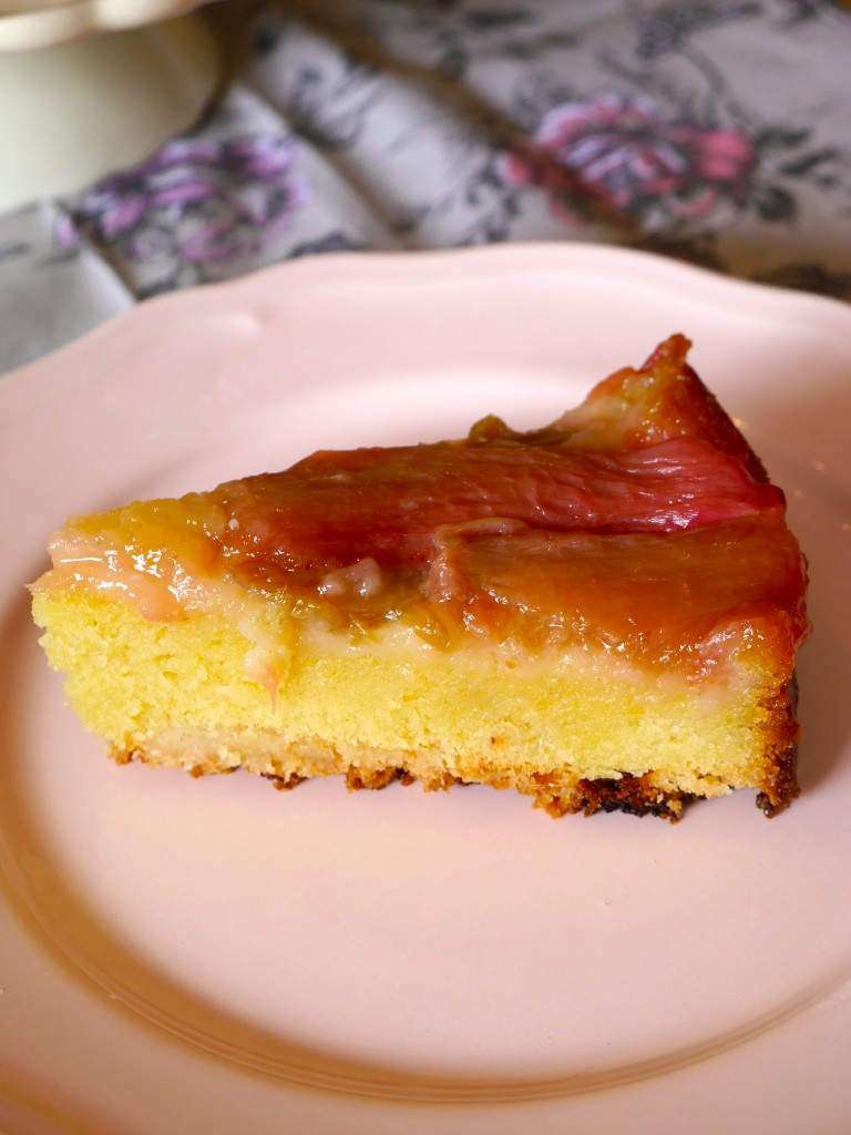 Rhubarb Upside-down Cake