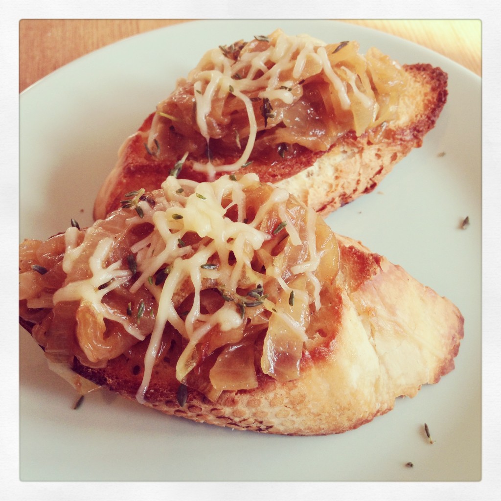 French Onion Bruschetta