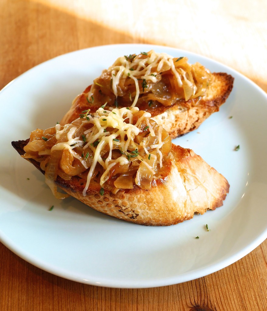 French Onion Bruschetta