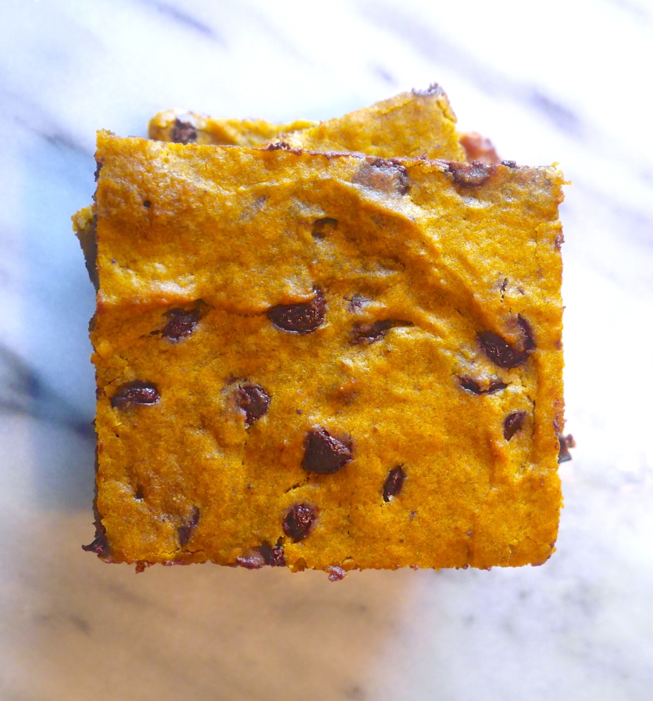 Pumpkin Chocolate Chip Bars