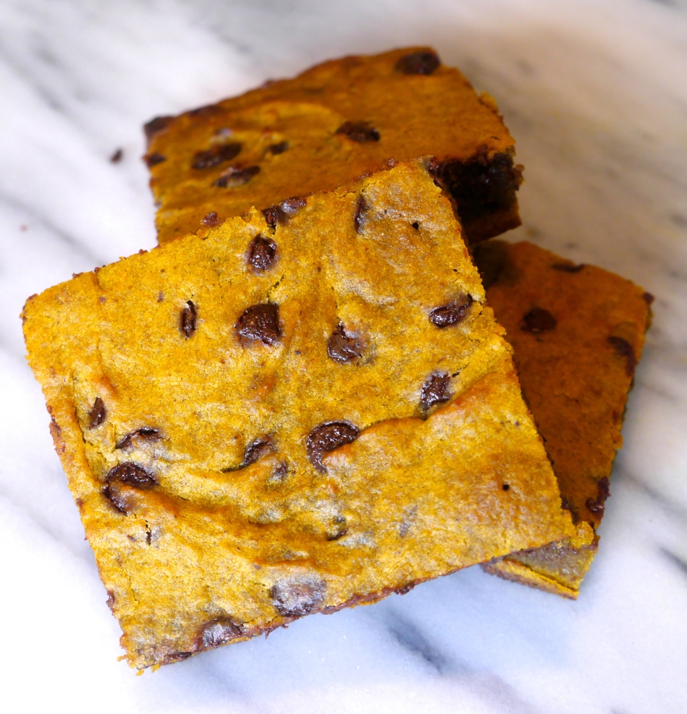 Pumpkin Chocolate Chip Bars