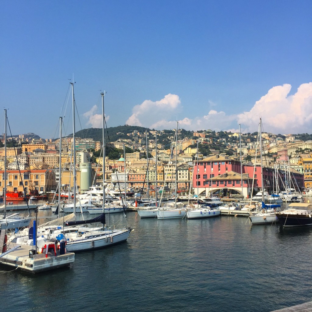 The harbor of Genoa