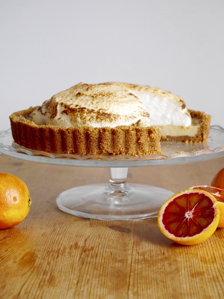 Blood Orange Meringue Pie