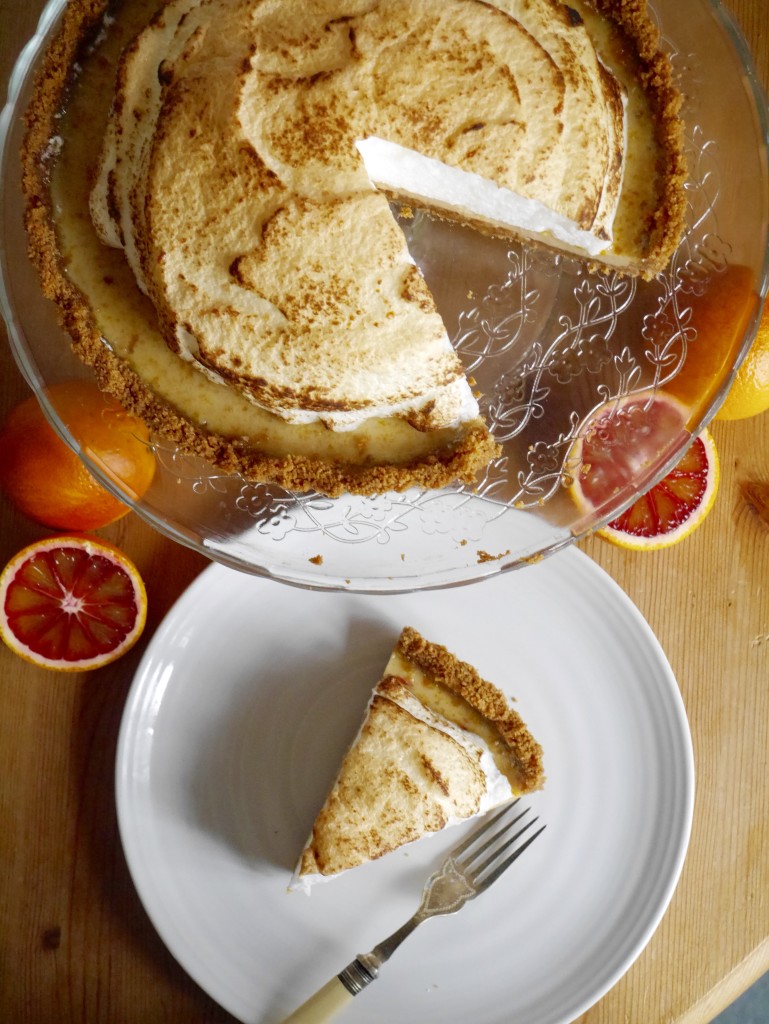 Blood Orange Meringue Pie