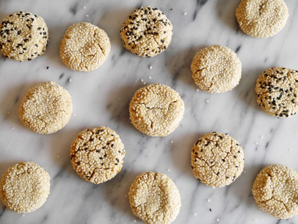 Sesame and Tahini Honey Cookies