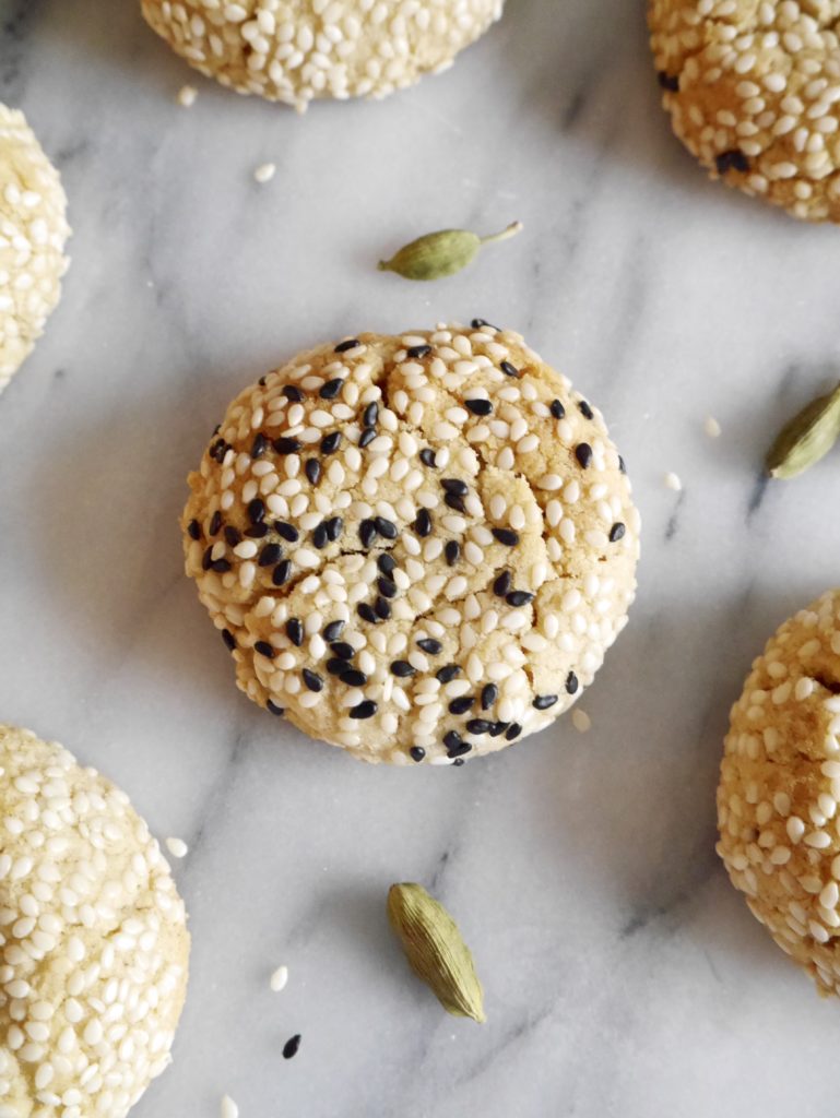 Sesame and Tahini Honey Cookies