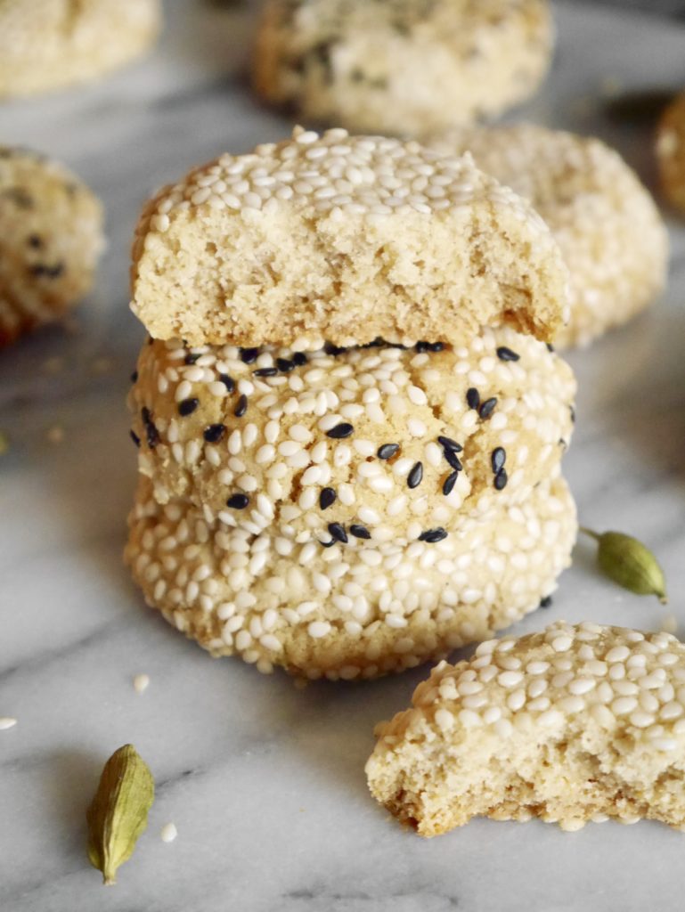 Sesame and Tahini Honey Cookies